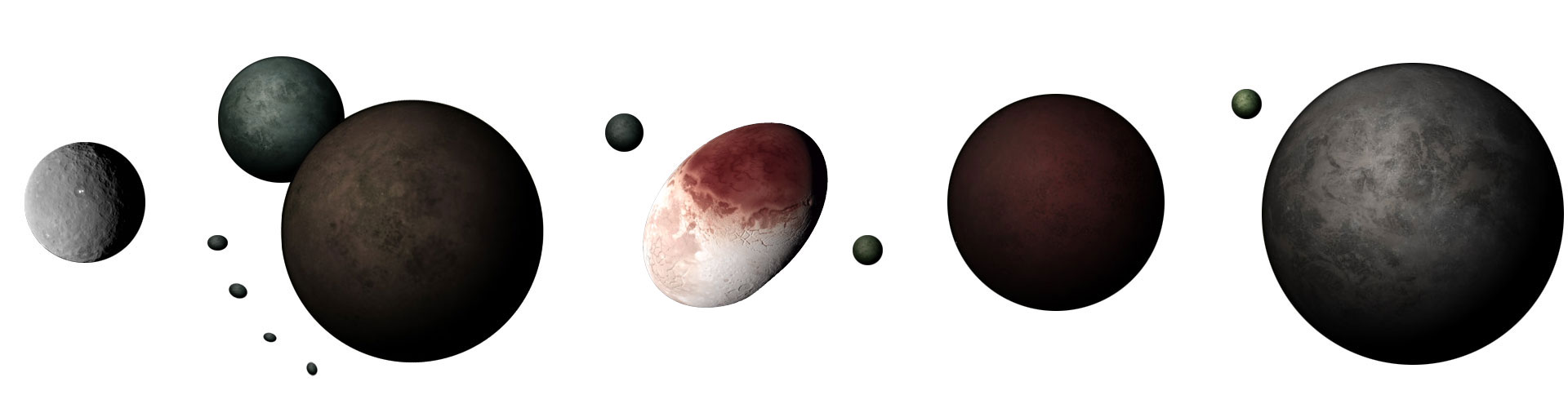 Planètes Naines Du Système Solaire 3d Hd Planète Astronomie